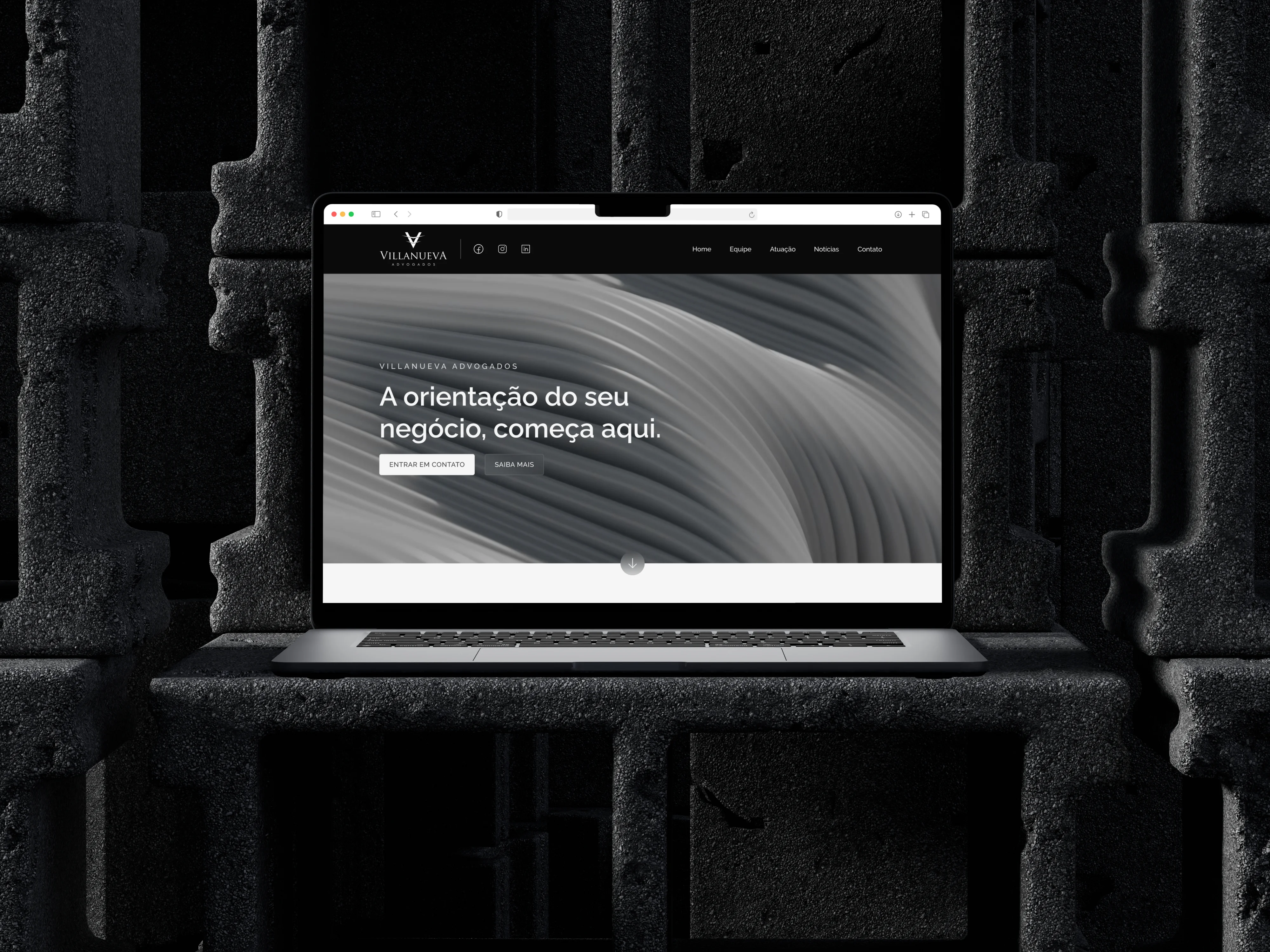 Villanueva Advogados — Web Design